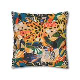 African abstract people and animal print Pillowcase Cover only - no filling is included