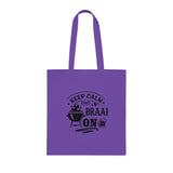 Keep Calm and Braai on South African Cotton Tote