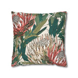 South African Protea Spun Polyester Pillowcase -Pillow not included