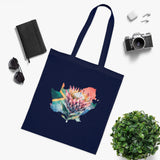 South African Afrikaans Protea Cotton Tote