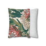 South African Protea Spun Polyester Pillowcase -Pillow not included