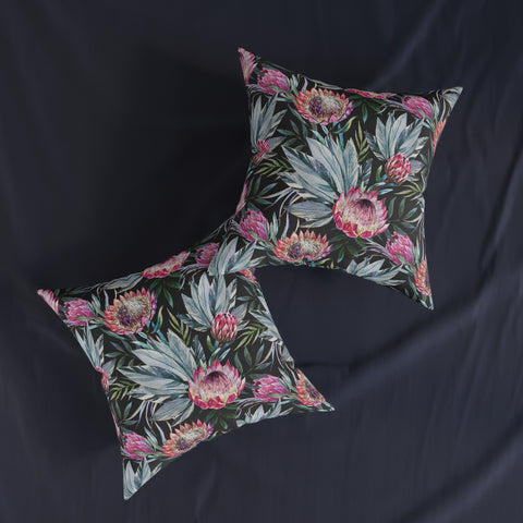 South African Protea Square Pillow