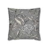 South African Protea Spun Polyester Pillowcase -Pillow not included