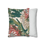 South African Protea Spun Polyester Pillowcase -Pillow not included