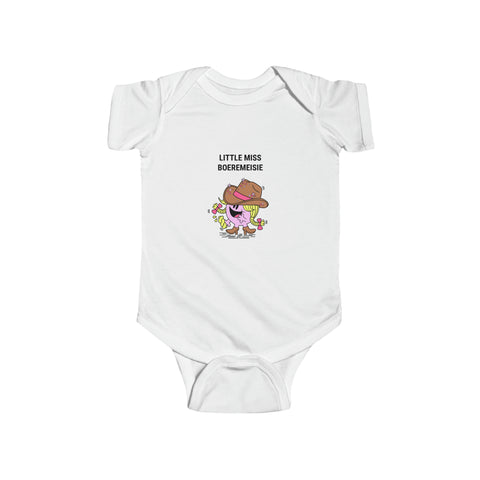 Little Miss Boeremeisie South African Baby Jersey Bodysuit