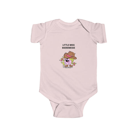 Little Miss Boeremeisie South African Baby Jersey Bodysuit