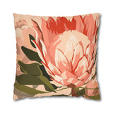 South African Protea Pillowcase Cover only - no filling is included