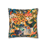 African abstract people and animal print Pillowcase Cover only - no filling is included