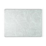 Glass Cutting Board South African Protea