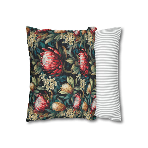 South African Protea Spun Polyester Pillowcase