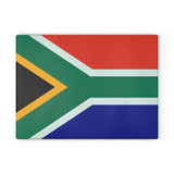 Glass Cutting Board South African Flag