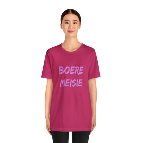 Boere Meisie South African Unisex Jersey Short Sleeve Tee Afrikaans