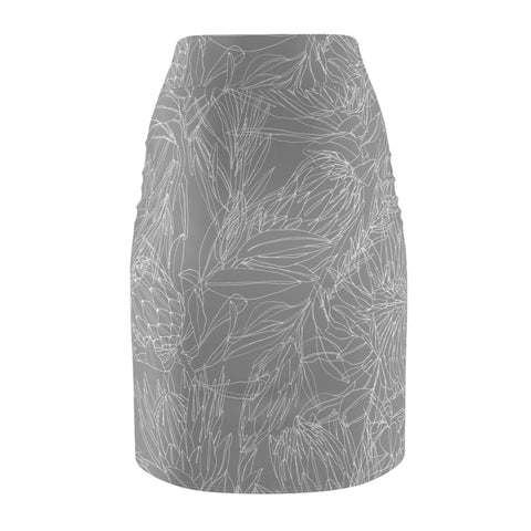 South African Protea Women's Pencil Skirt