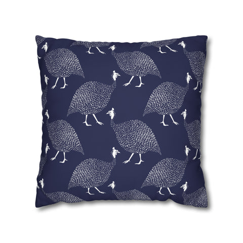 South African Guniefowl Spun Polyester Pillowcase - Shipped from UK/USA/AUS