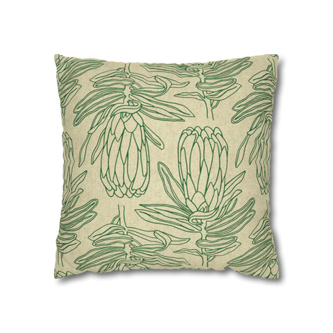 South African Protea Pillow Case Protea / floral / flower Made in the USA