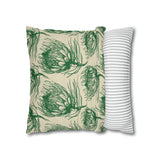 South African Protea Spun Polyester Pillowcase - Shipped from UK/USA/AUS