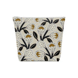 South African Protea Cotton Cosmetic Bag