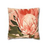 South African Protea Pillowcase Cover only - no filling is included