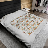 Kids Cute Safari, Giraffe Velveteen Plush Blanket Warm Blanket For Childrens Room Toddler Blanket Baby Blanket Kids throw