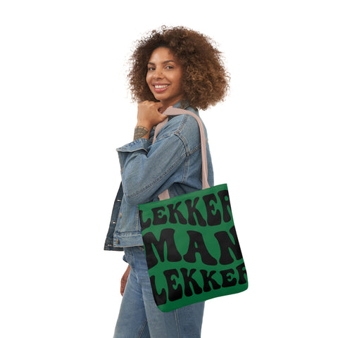 South African Afrikaans Lekker man Lekker Polyester Canvas Tote Bag (AOP)