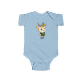 South African Baby Bokkie Unisex Infant Fine Jersey Bodysuit - Shipped from the UK