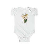 South African Baby Bokkie Unisex Infant Fine Jersey Bodysuit - Shipped from the UK