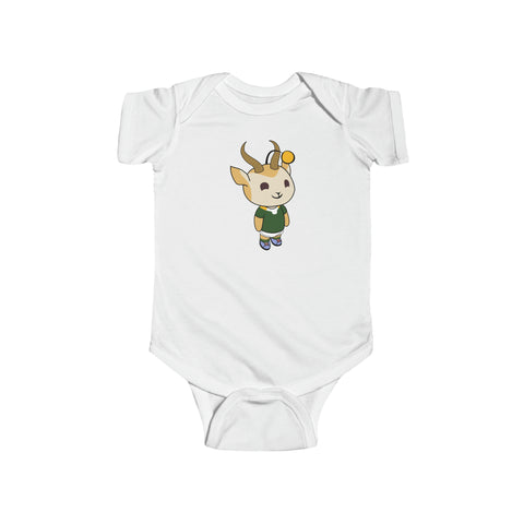 South African Baby Bokkie Unisex Infant Fine Jersey Bodysuit - Shipped from the UK