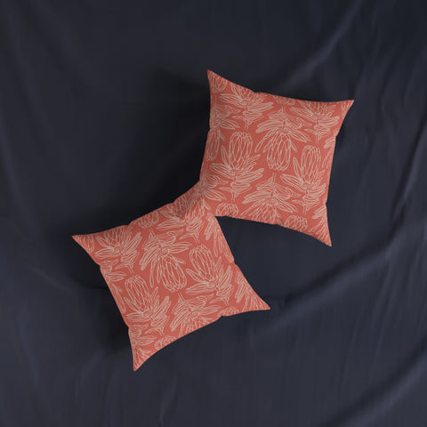 South African Guinea fowl Square Pillow