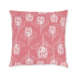 South African Protea Square Pillow