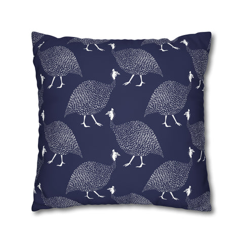 South African Guniefowl Spun Polyester Pillowcase - Shipped from UK/USA/AUS