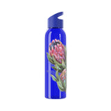 South African Protea Sky Water Bottle