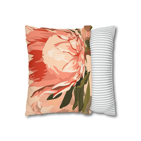 South African Protea Pillowcase Cover only - no filling is included