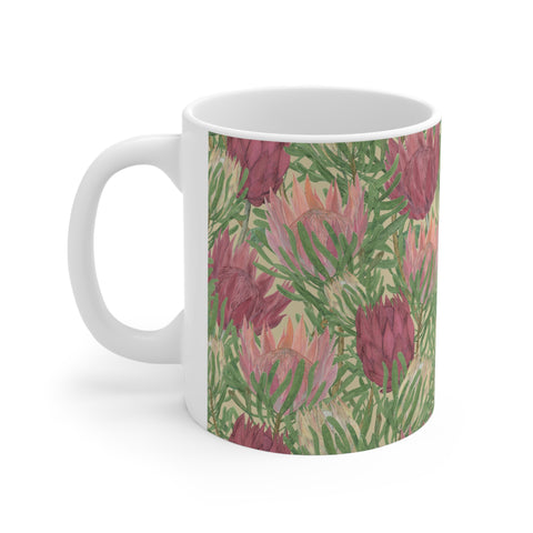 South African Protea Mug 11oz