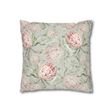 South African Protea Spun Polyester Pillowcase- Shipped from UK/USA/AUS