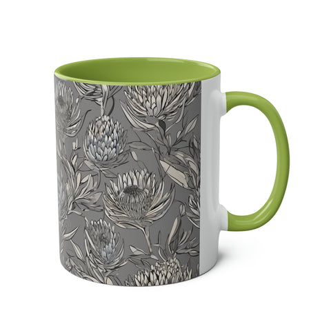 Two-Tone Coffee Mugs, 11oz