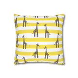 African Giraffe stripe yellow Pillowcase Cover only - no filling is included