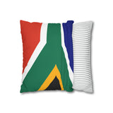 South African Flag Pillowcase Cover only - no filling is included