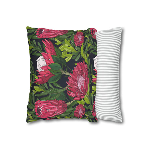 South African Protea Pillowcase Cover only - no filling is included