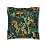 African pattern with Leopards. Pillowcase Cover only - no filling is included