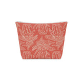 South African Protea Cotton Cosmetic Bag