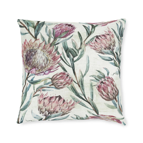 South African Protea Square Pillow