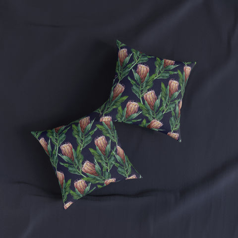 South African Protea Square Pillow