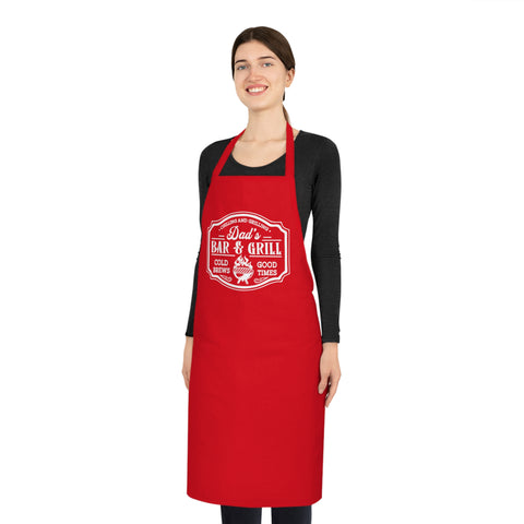 Dad's bar and Grill South African Cotton Apron - Various colours available