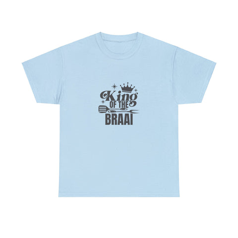 King of the Braai Afrikaans South African t-shirt Unisex Heavy Cotton Tee