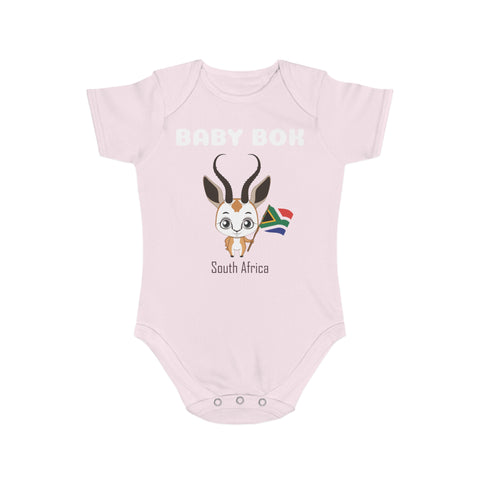 Baby Bokkie Short-sleeved Baby Bodysuit South Africa Babygrow Short Sleeve Baby Bodysuit