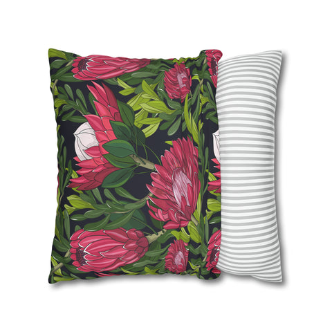 South African Protea Pillowcase Cover only - no filling is included