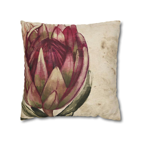 South African Protea Pillowcase Cover only - no filling is included