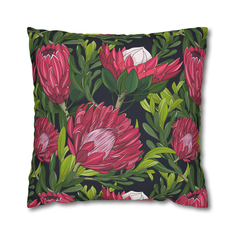 South African Protea Pillowcase Cover only - no filling is included