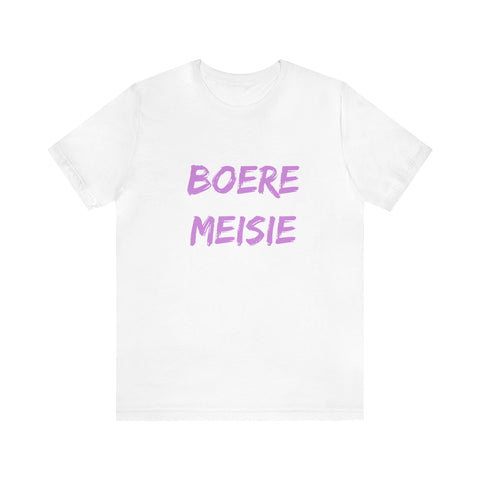 Boere Meisie South African Unisex Jersey Short Sleeve Tee Afrikaans