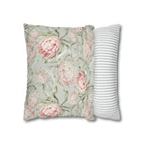 South African Protea Spun Polyester Pillowcase- Shipped from UK/USA/AUS